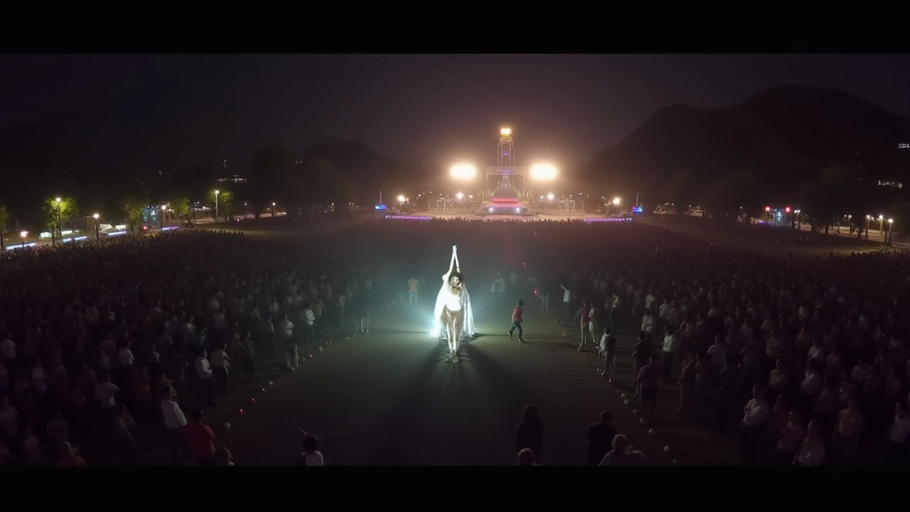 Evento Emocional com Fernanda Montenegro no Parque Ibirapuera Capturado por Drone: Uma Nova Perspectiva Visual