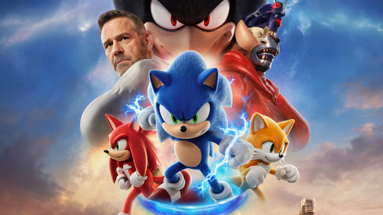 Paramount+ estreia Sonic 3 e a série Terra da Máfia em maio de 2025