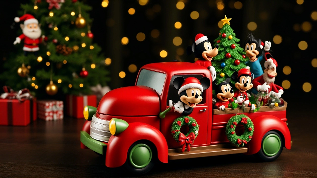 Disney lança balde de pipoca em forma de caminhão de Natal para evento de 2025